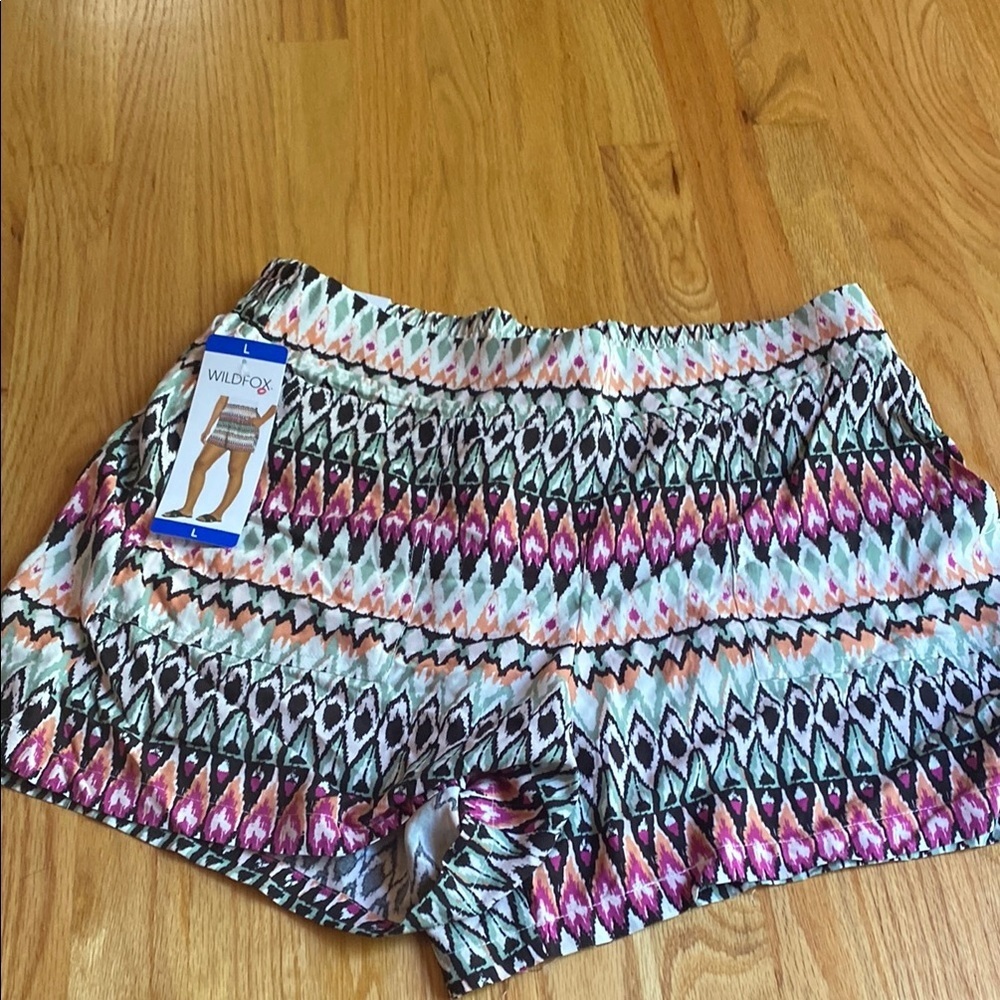 Wildfox Pink and Black Shorts